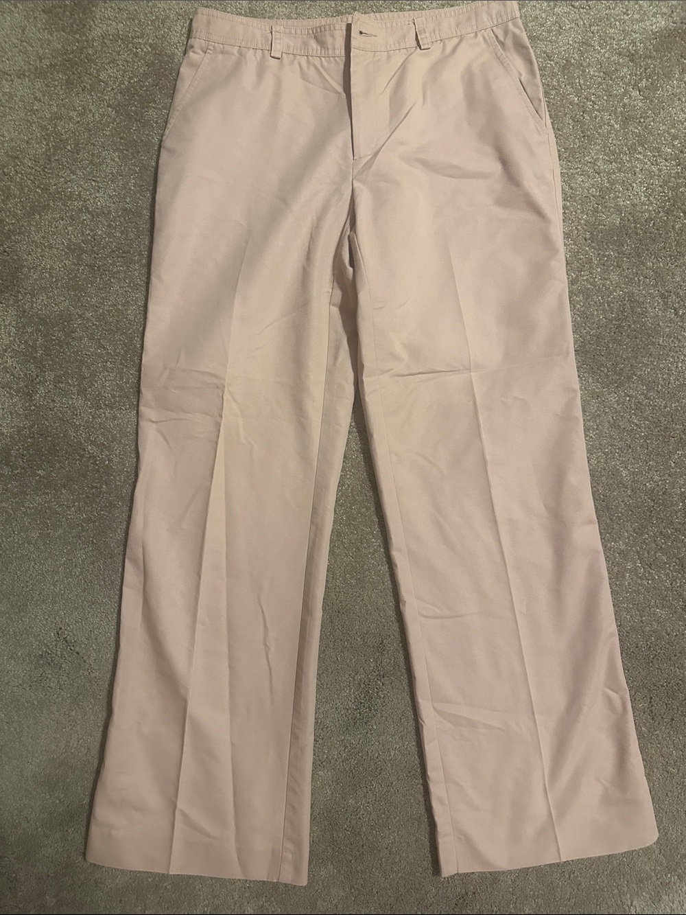 Banana Republic Light Pink Straight-Leg Trousers